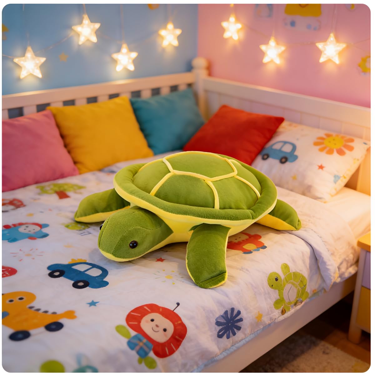 OPHRBU Sea Turtle Plushie Toy,22" Sea Turtle Stuffed Animals Plush Green Soft Plush Toys Hugging Pillows,Tortoise Plush Toys Doll Valentine's Day Birthday Gifts for All Age Groups (Green-22 inches)