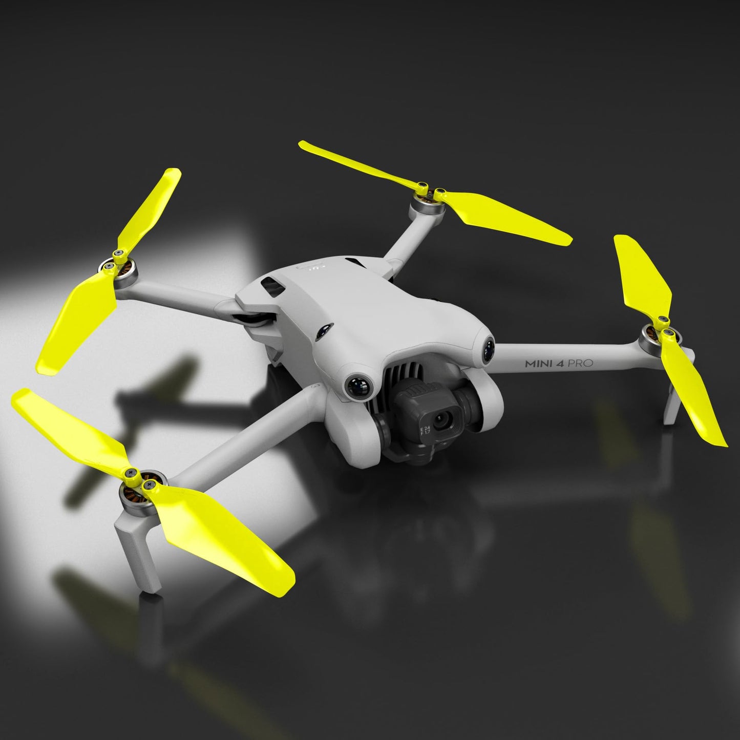 Master Airscrew Bundle - Super Stealth Propellers for DJI Mini 4 Pro & Mini 3 Pro - Black + Electric