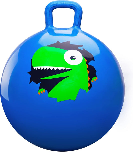 PlayZap Hopper Balls for Kids 6-12, 20 Inches Bouncy Ball with Handle, 20" Inflatable Bouncing Hopper, 50cm Jumping Toys, Garden Hopping Toys Girls Boys Gifts