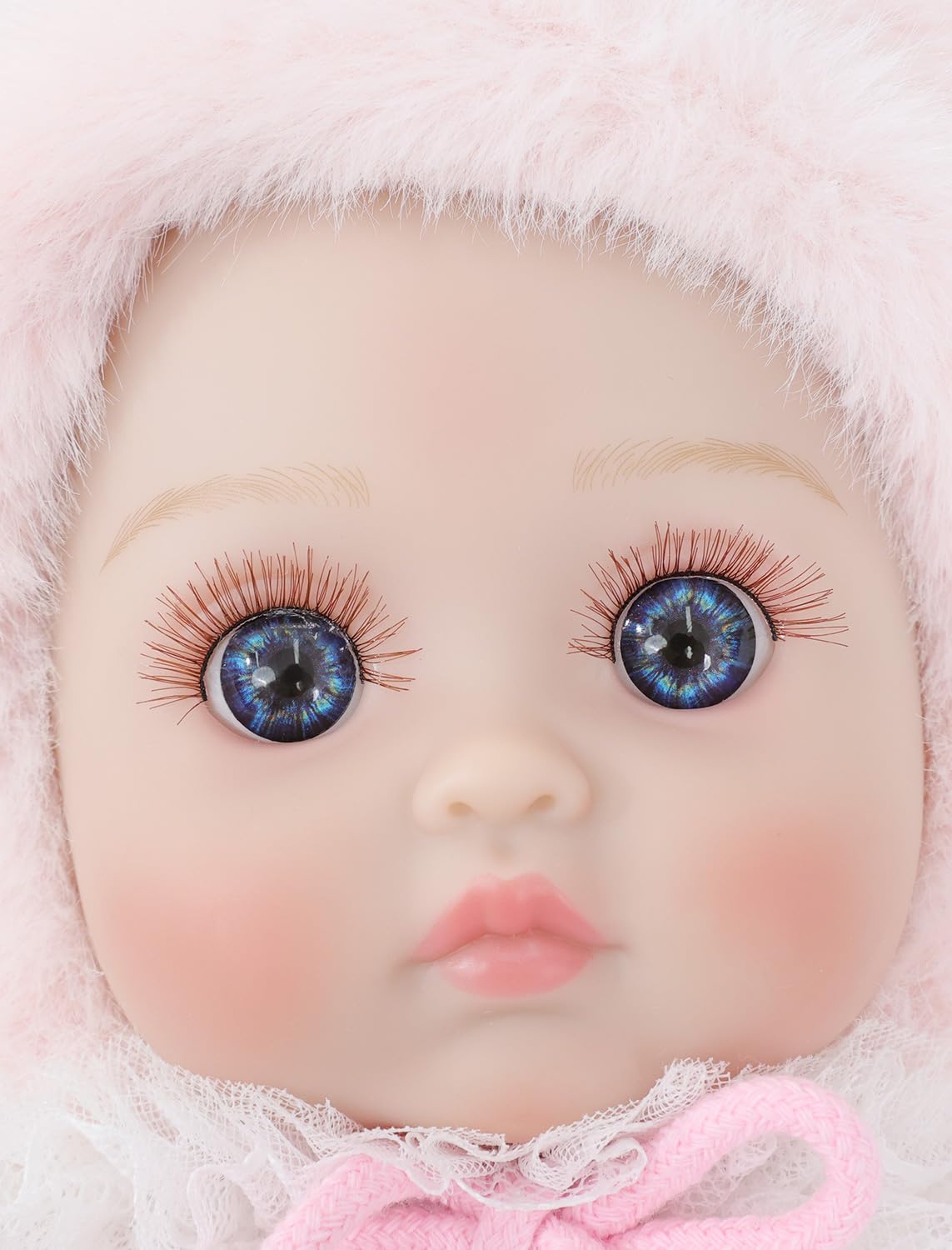 Cloveray Baby Dolls, 15 Inch Realistic Soft Body Baby Doll Real Life Baby Dolls with Accessories, for 3+ Year Old Girls, Pretend Play, Collection, Gift-Ready (Light Pink)