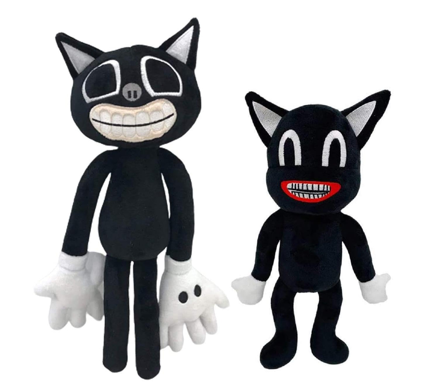 POPRORE Siren Head Cartoon Dog Cat Rabbit Plush Toys Halloween Christmas Horror Plush Toy for Home Party Gift Birthday Toy (Cat)