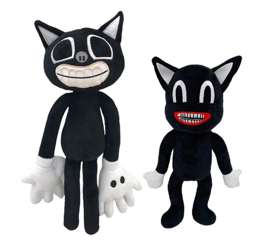POPRORE Siren Head Cartoon Dog Cat Rabbit Plush Toys Halloween Christmas Horror Plush Toy for Home Party Gift Birthday Toy (Cat)
