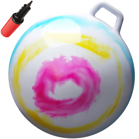 WALIKI Hopper Ball Toy for Boys & Girls Ages 3 4 5 6 Years Old | Tie-Dye Jumping Ball | 18" Hippity Hop Ball | Fun Birthday Gift