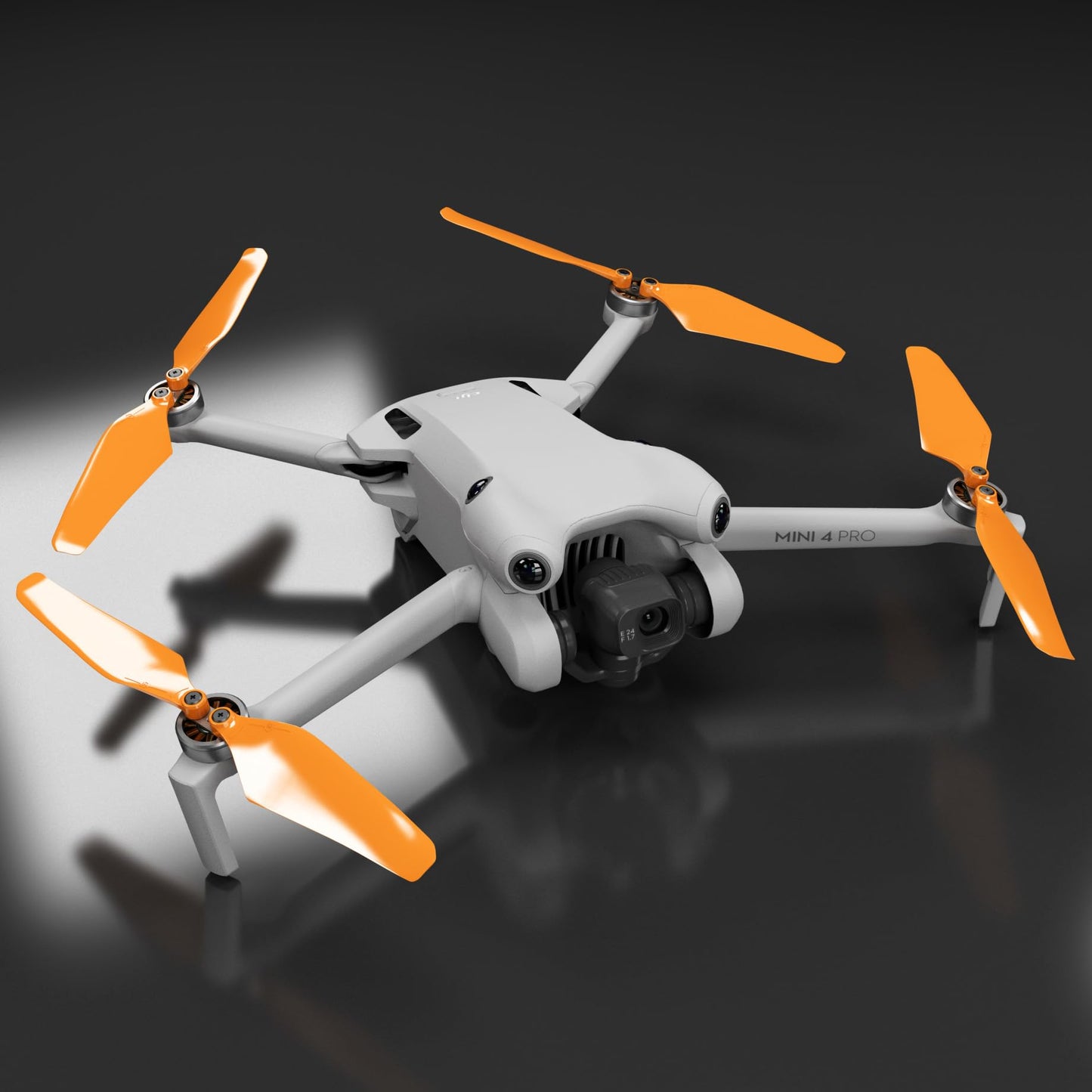 Master Airscrew Bundle - Super Stealth Propellers for DJI Mini 4 Pro & Mini 3 Pro - Red + Orange + Black