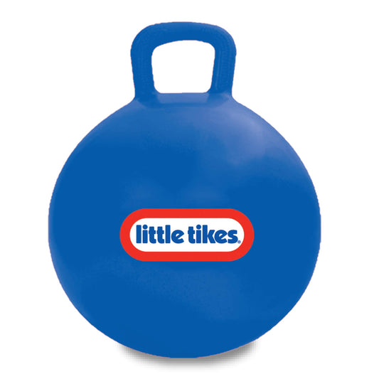 Little Tikes Bouncing Fun! Blue Hopper 9301B - Mega 18" Inflatable Heavy-Gauge Durable Vinyl Ball - Deflates Easily for Storage - Exercise Learning Activity for Kids Ages 4-8