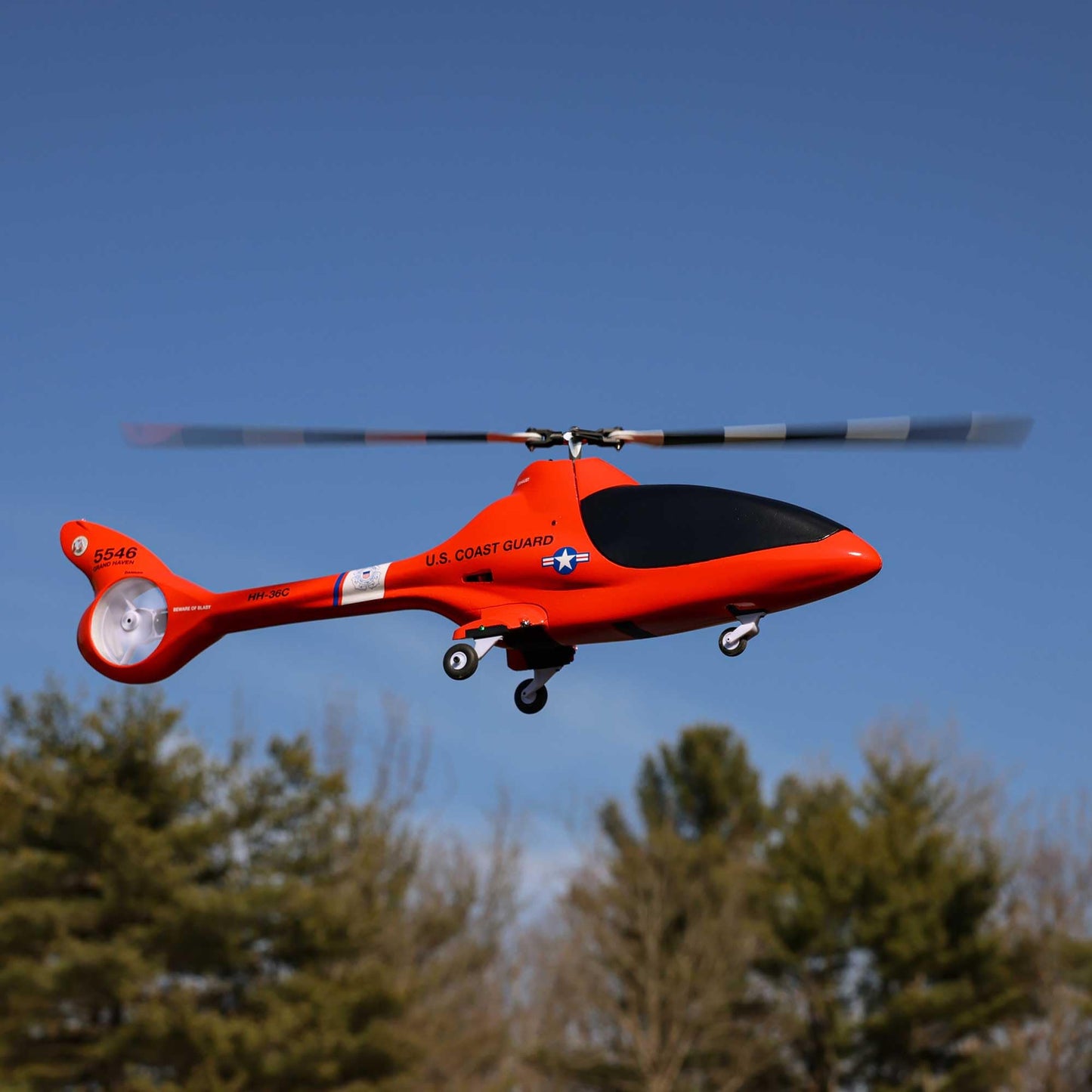 Blade RC Helicopter Eclipse 360 Coast Guard BNF Basic (Transmitter, Battery and Charger Not Included), BLH01250B