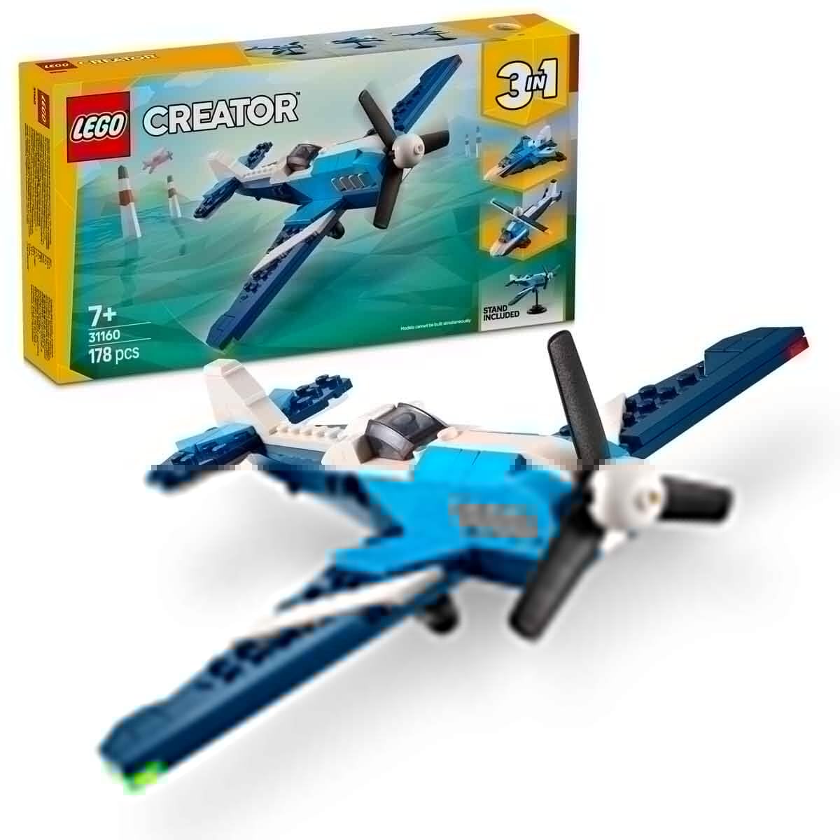 Lego Creator 31160 Air Racer Toy Toy Birthday Present Block Boys Girls Children 7 Years 8 9 Years Old Elementary School Vehicle Airplane Airship