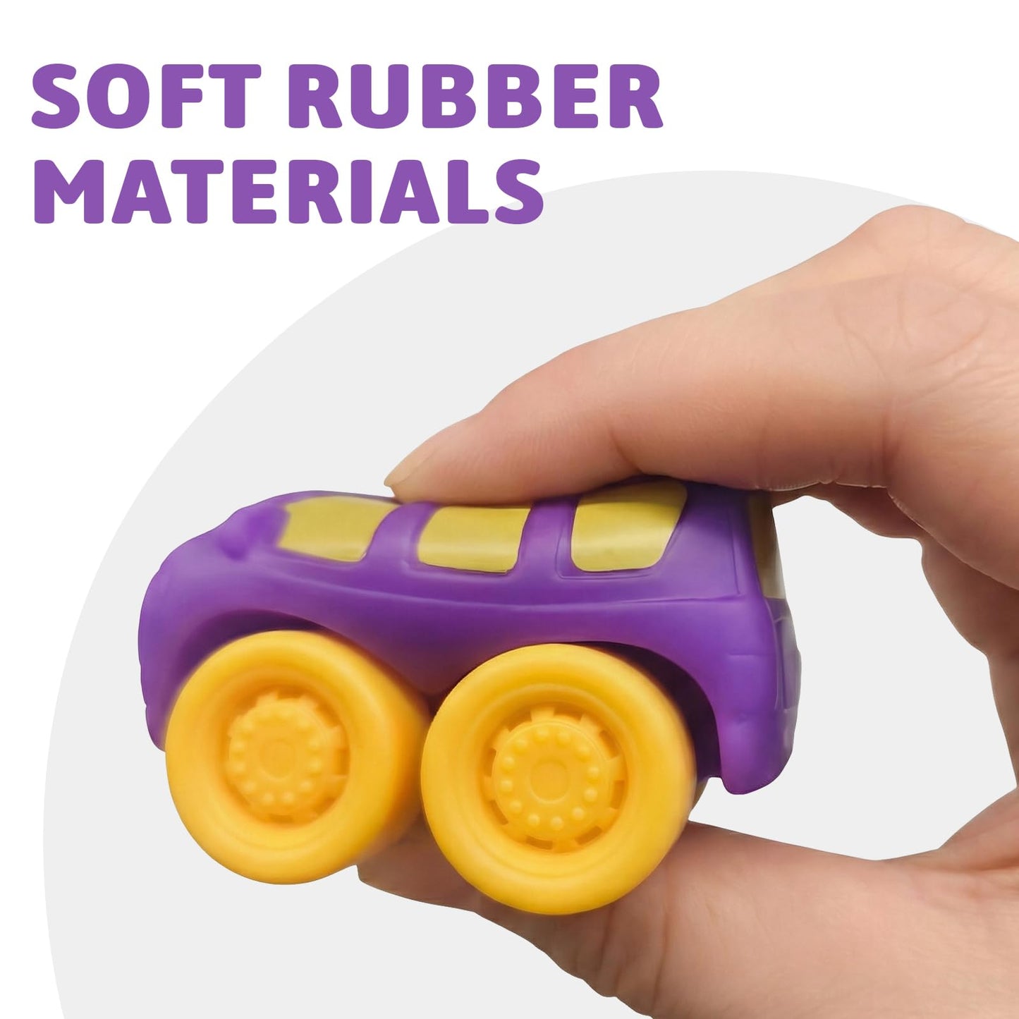 ALASOU 12 PCS Soft Rubber Car Toys for 1 Year Old Boy with Playmat/Storage Bag|Baby Toys 1 Year Old Boy Gifts for Toddler Toys 1-2|1st Birthday Gift for Infant 12 18 Months