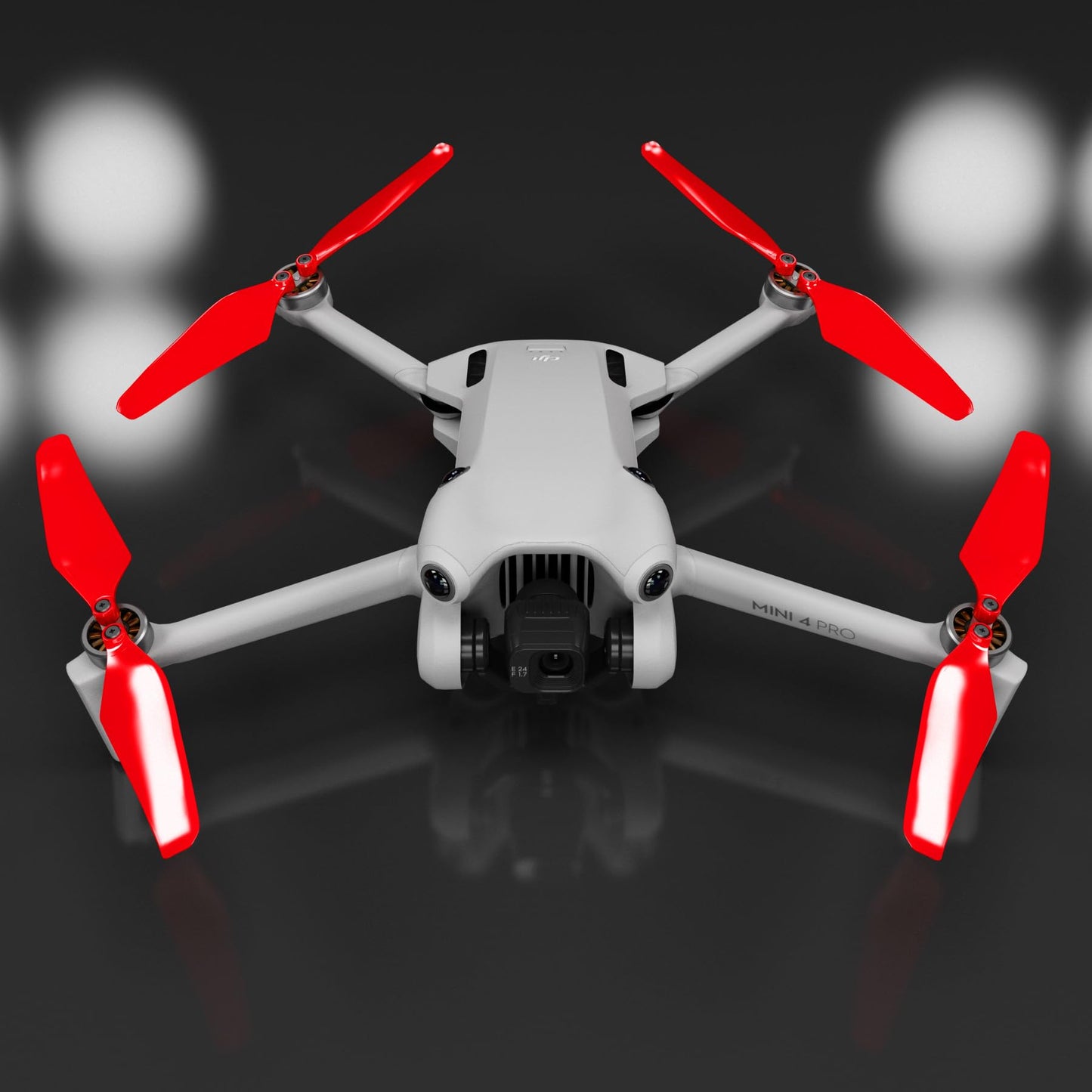 Master Airscrew Bundle - Super Stealth Propellers for DJI Mini 4 Pro & Mini 3 Pro - Red + Orange + Black