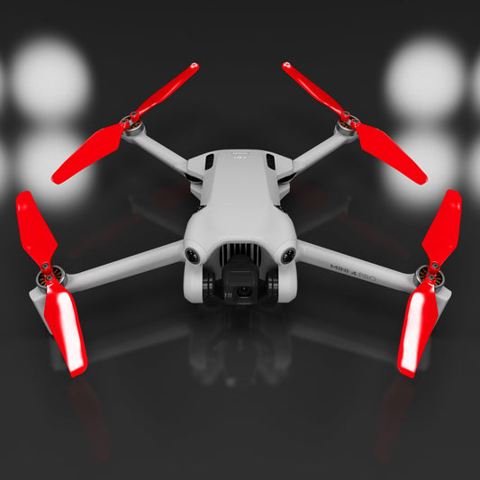 Master Airscrew Bundle - Super Stealth Propellers for DJI Mini 4 Pro & Mini 3 Pro - Red + Orange + Black