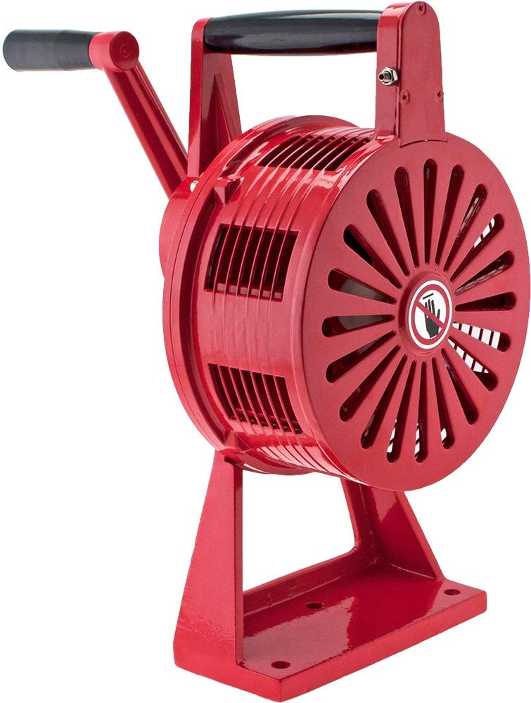 Vixen Horns Air Raid Hand Crank Siren, Loud Heavy Duty Tornado Siren with Base/Table Mount, Fire Air-raid Alarm, Warning Construction Air Horn VXS-1200MR