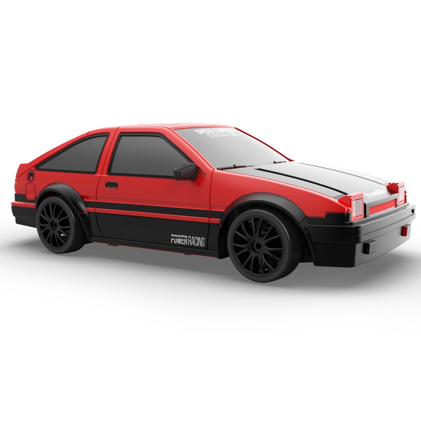 Desdoni Remote Control Car RC Drift Car 2.4GHz 1:24 Scale 4WD High Speed RC Cars Vehicle with LED Lights Batteries and Drifting Tires Racing Sport Toy Cars for Adults Boys Girls Kids Gift