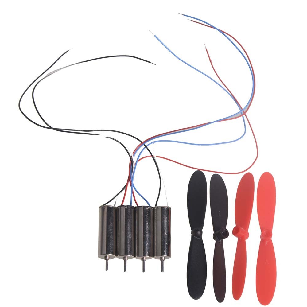 szzijia 4pcs DC 3.7V 720 720 mm Helicopter Coreless DC Motor Mini Great Torque 45000 RPM with Propeller