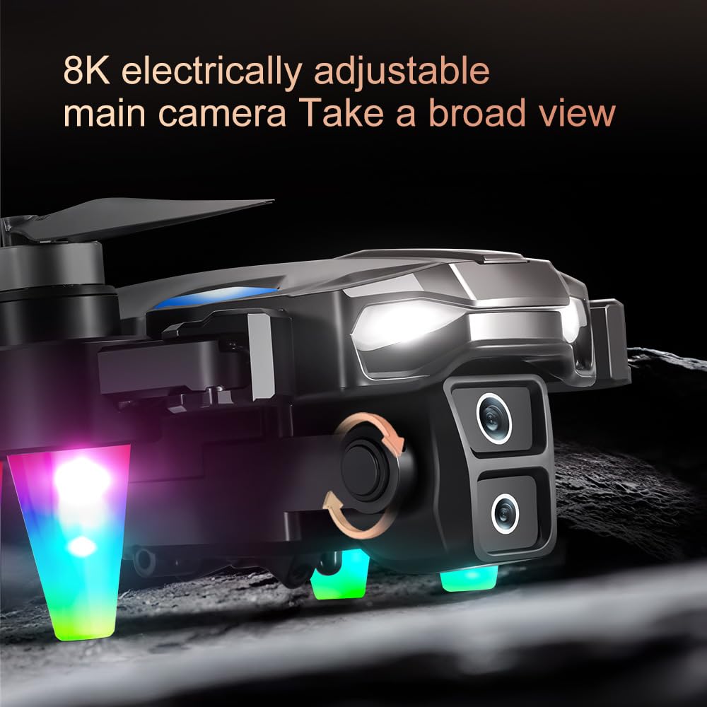 Drone with Screen Controller for Kids & Beginners, Easy to Fly Toy Drone with Camera, Altitude Hold, One Key Takeoff, Foldable RC Drone Gift for Boys Girls (FBA)