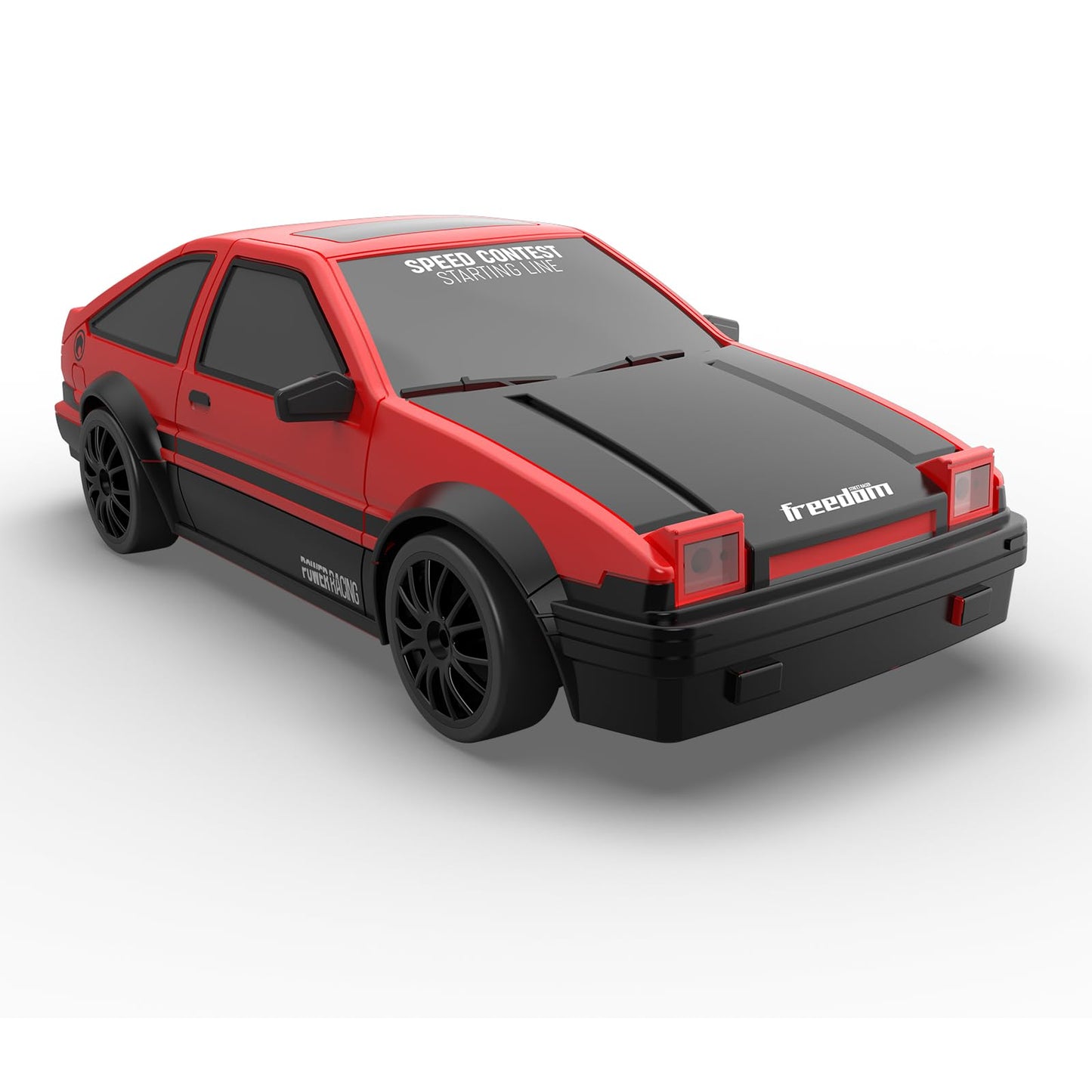 Desdoni Remote Control Car RC Drift Car 2.4GHz 1:24 Scale 4WD High Speed RC Cars Vehicle with LED Lights Batteries and Drifting Tires Racing Sport Toy Cars for Adults Boys Girls Kids Gift