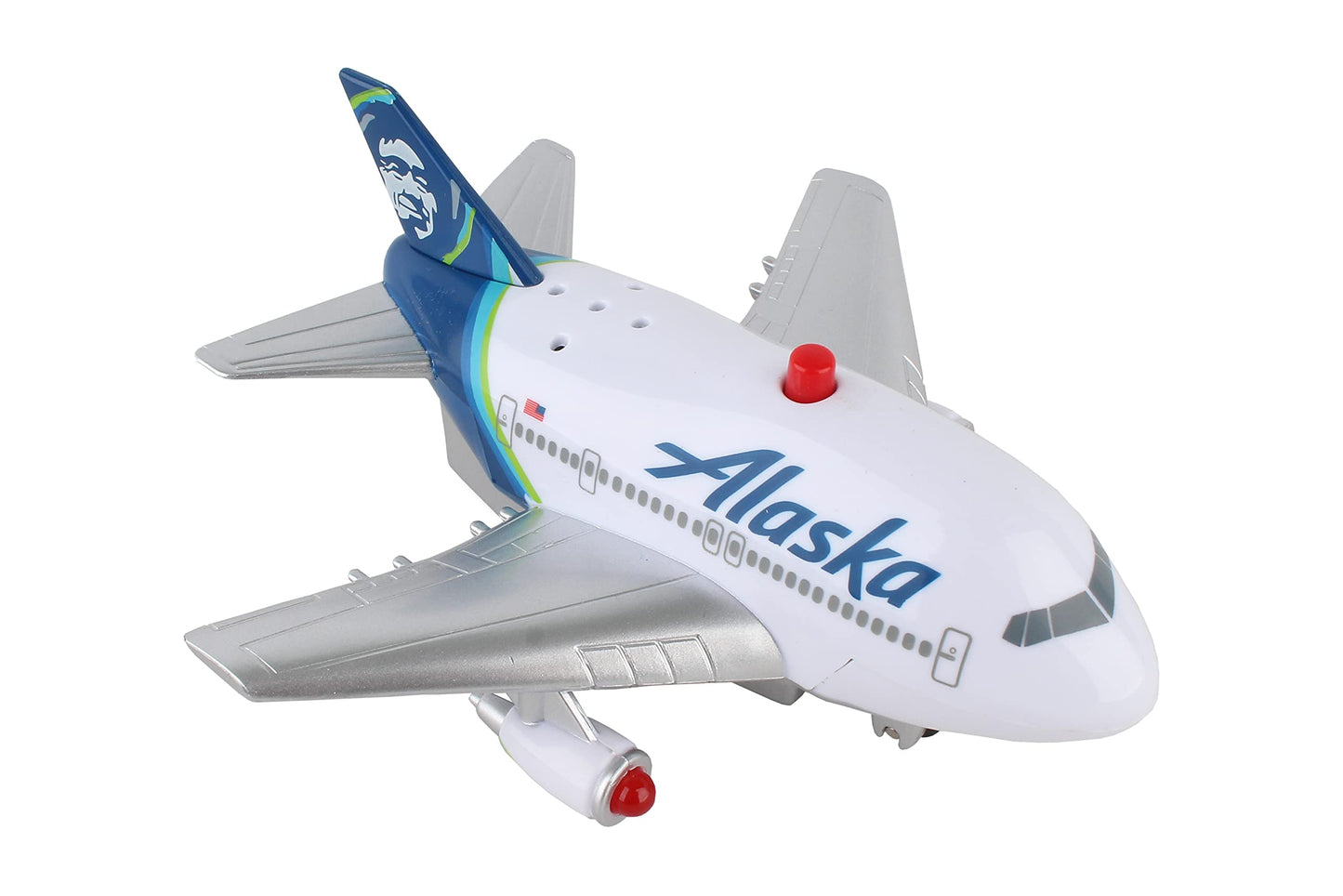 Daron Pullback Alaska Airlines Toy with Light and Sound