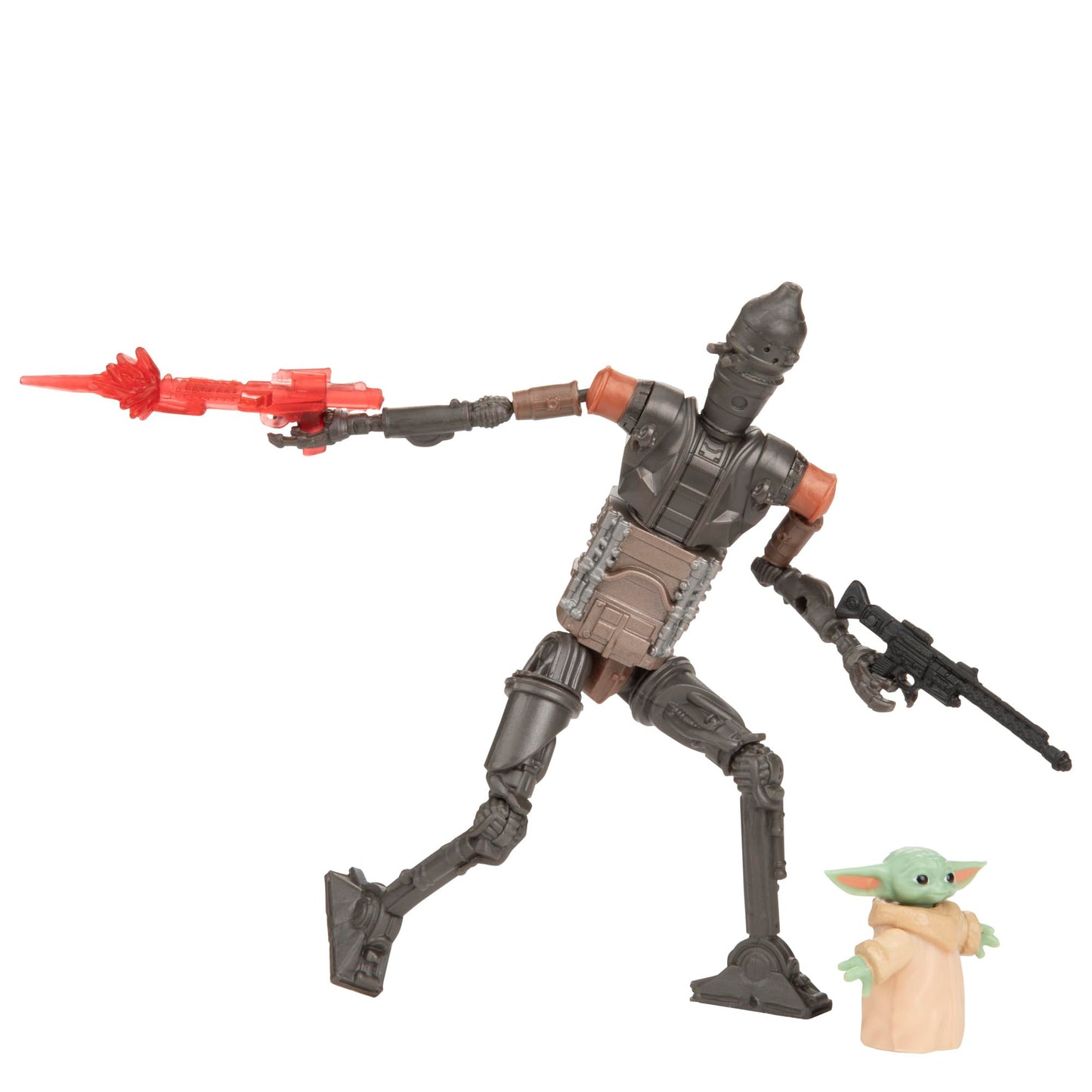 STAR WARS Epic World of Action IG-11 & Grogu Speeder Bike, 4-Inch Scale Action Figures & Vehicle, Toys for Boys & Girls Ages 4+