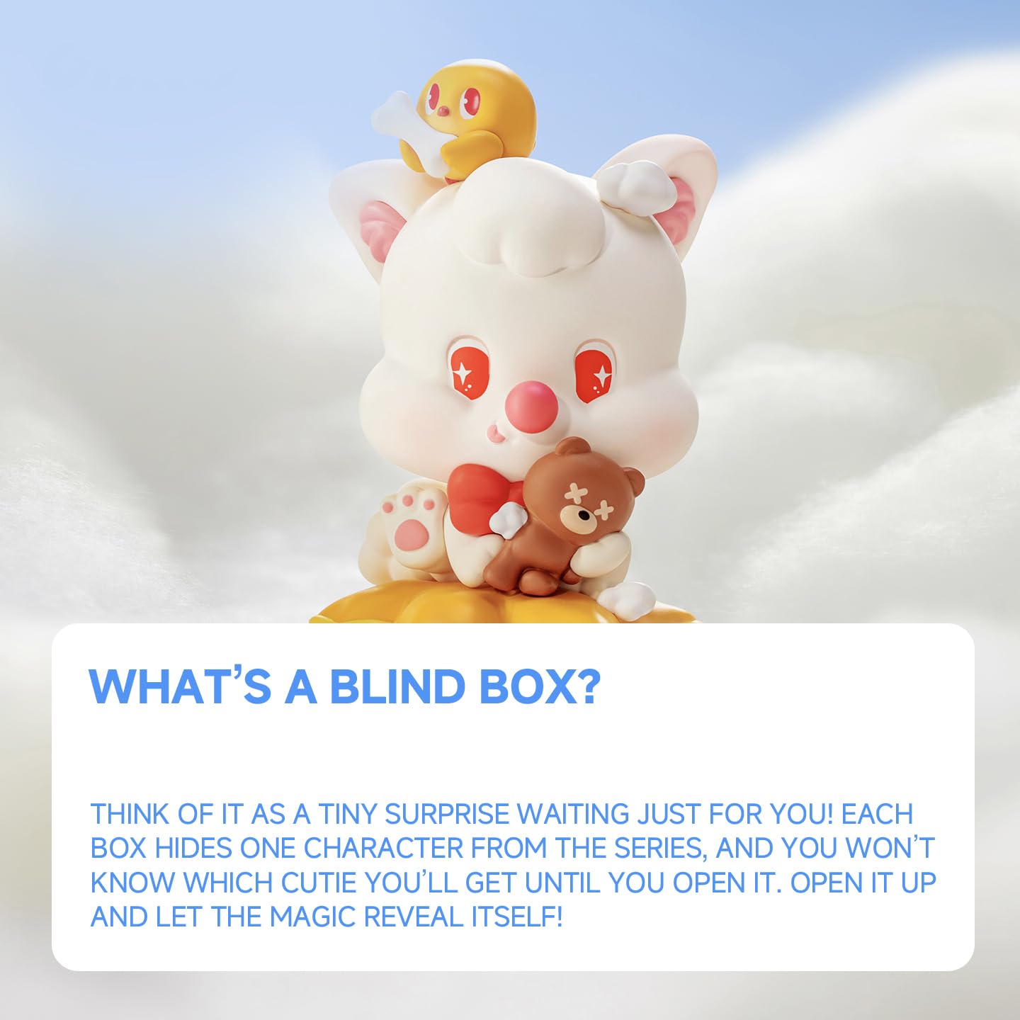 OHKU MOI Gentle Souls Series Figurine Blind Box Random Design Action Figures Collectible Toys Home Decorations Holiday Birthday Gifts (Whole Set)