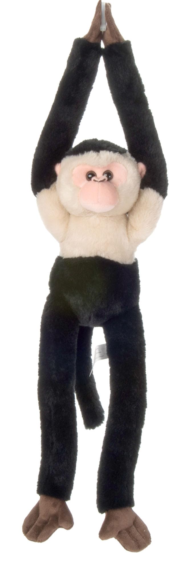 The Petting Zoo Hanging Capuchin Monkey Stuffed Animal Plushie, Gifts for Kids, Wildlife Animals, Monkey Plush Toy 20 Inches