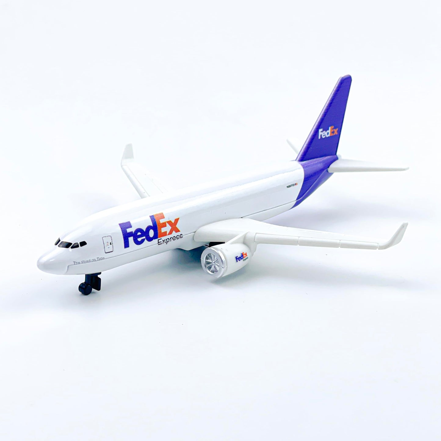 WngAur Airplane Model, FedEx Aircraft Die-cast Metal Planes Suitable for Collection and Desktop Decor