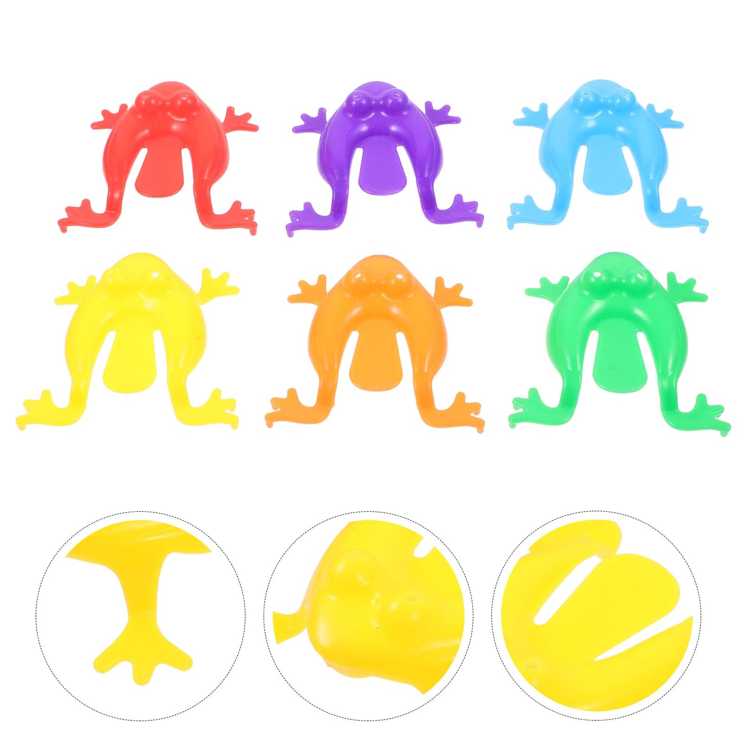 TOYANDONA 24Pcs Toy Plastic Jumping for Kids Children Toddlers Party Favors, Goody Bag Fillers, Random
