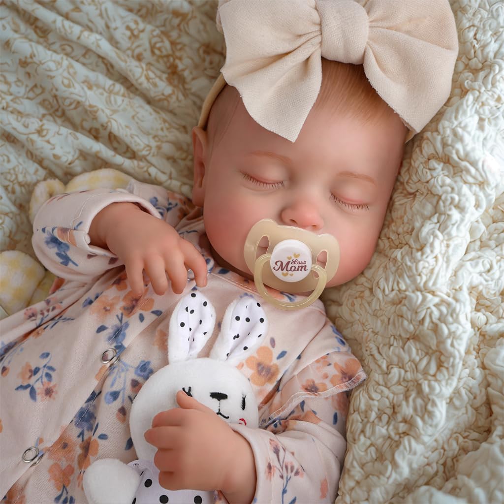 BABESIDE Reborn Baby Dolls - 20 Inch Realistic Newborn Dolls, Real Life Baby Girl with Weighted Cloth Body Gift Toy for Age 3+