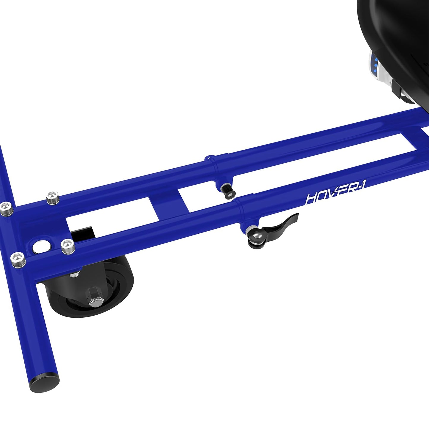 Hover-1 Buggy Hoverboard Attachment Compatible with Most 6.5" & 8" Electric Hoverboards, Hand-Operated Rear Wheel Control, Adjustable Frame & Straps, Easy Assembly & Install Hoverboard Go Kart