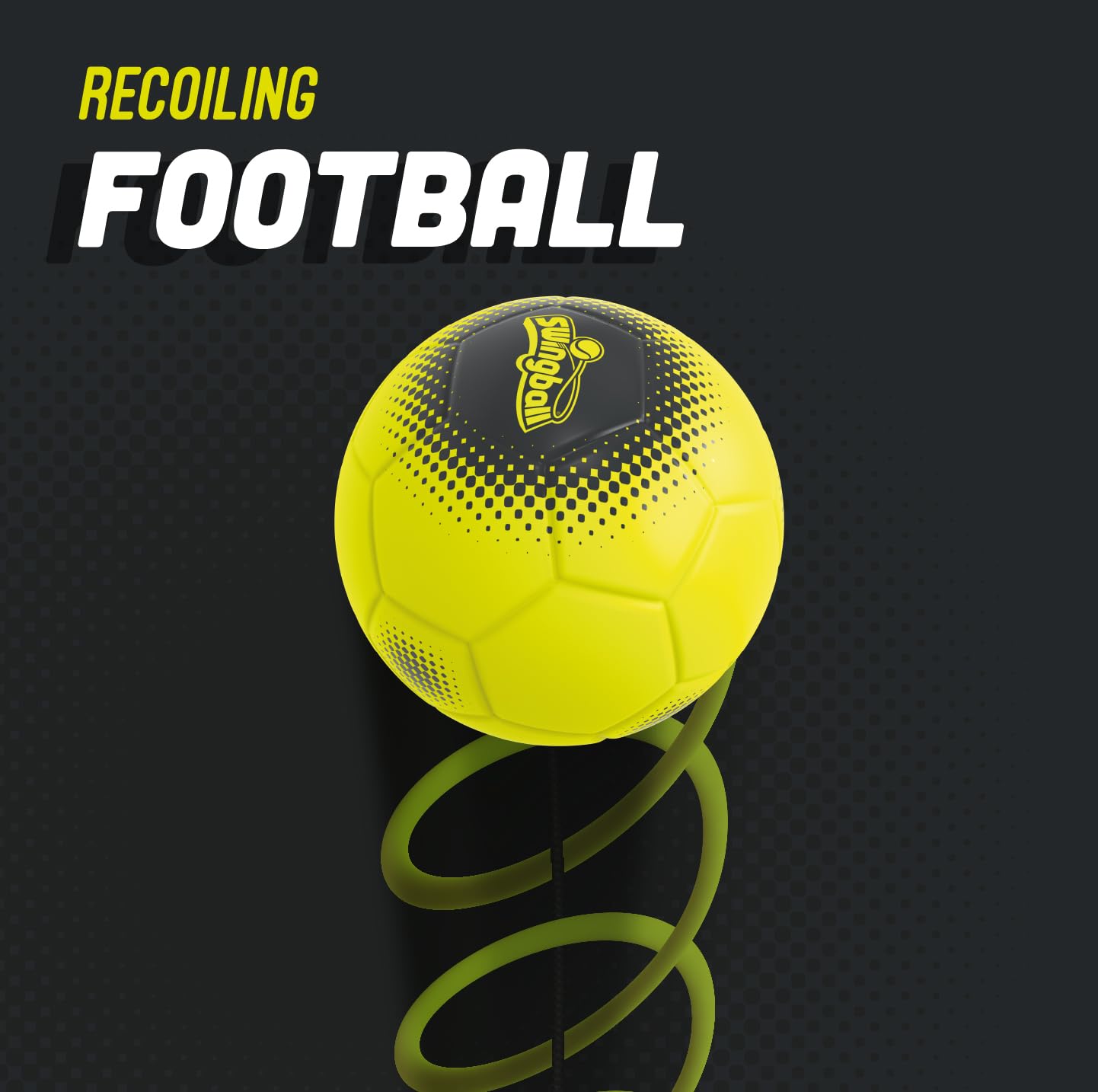 Swingball Reflex Soccer Training Aid – All Surface Soccer Rebound Trainer for Kids & Adults, Outdoor Backyard Soccer Practice Tool for Ball Control, Footwork, Agility & Fun Play, Ages 6+