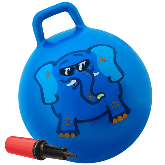 WALIKI Hopper Ball Toy for Boys and Girls Ages 7-9 | Hippity Hop Jumping Ball | Cool Birthday Gift | Blue | 20"