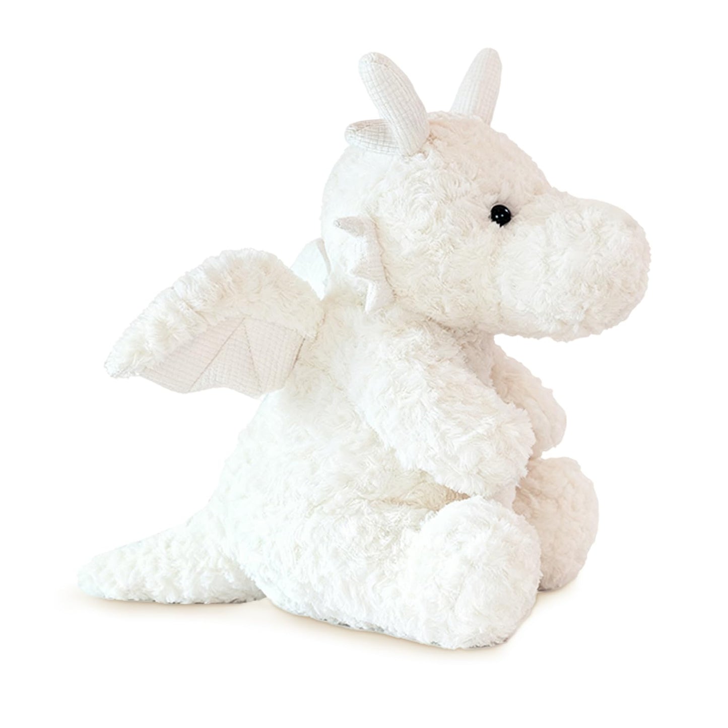 SUSULF Little Flying Dragon - Cute Stuffed Animal Plush Toy - Adorable Soft Dragons Toy Plushies and Gifts - Perfect Present for Kids (White,7.87in/20cm)