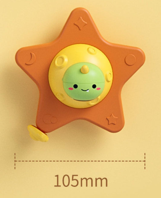 Yummy Baby 3PCS Suction Cup Spinner Toys for Girls and Boys, Perfect for Birthday, Sensory Bath Toys for Toddlers (3 Pack) (Set 2)