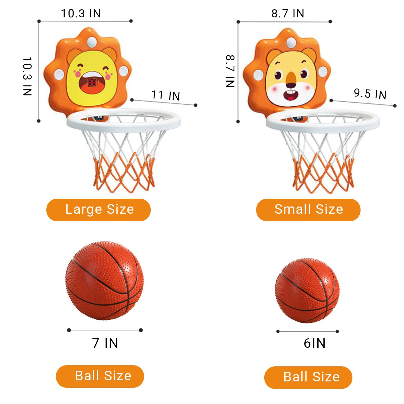 Toddler Kids Basketball Hoop Indoor Toys Gifts,Scoreboard Portable Design Adjustable Height,Christmas Birthday Baby Toddler Kids Boys Small Mini Basketball Hoop Gifts Toys for 3 4 5 6 Year Old