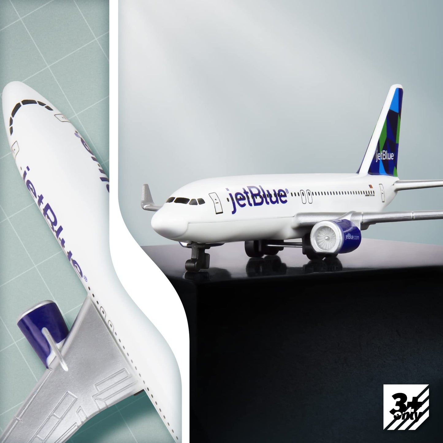 Joylludan Model Planes Jet Blue Model Airplane Plane Aircraft Model for Collection & Gifts