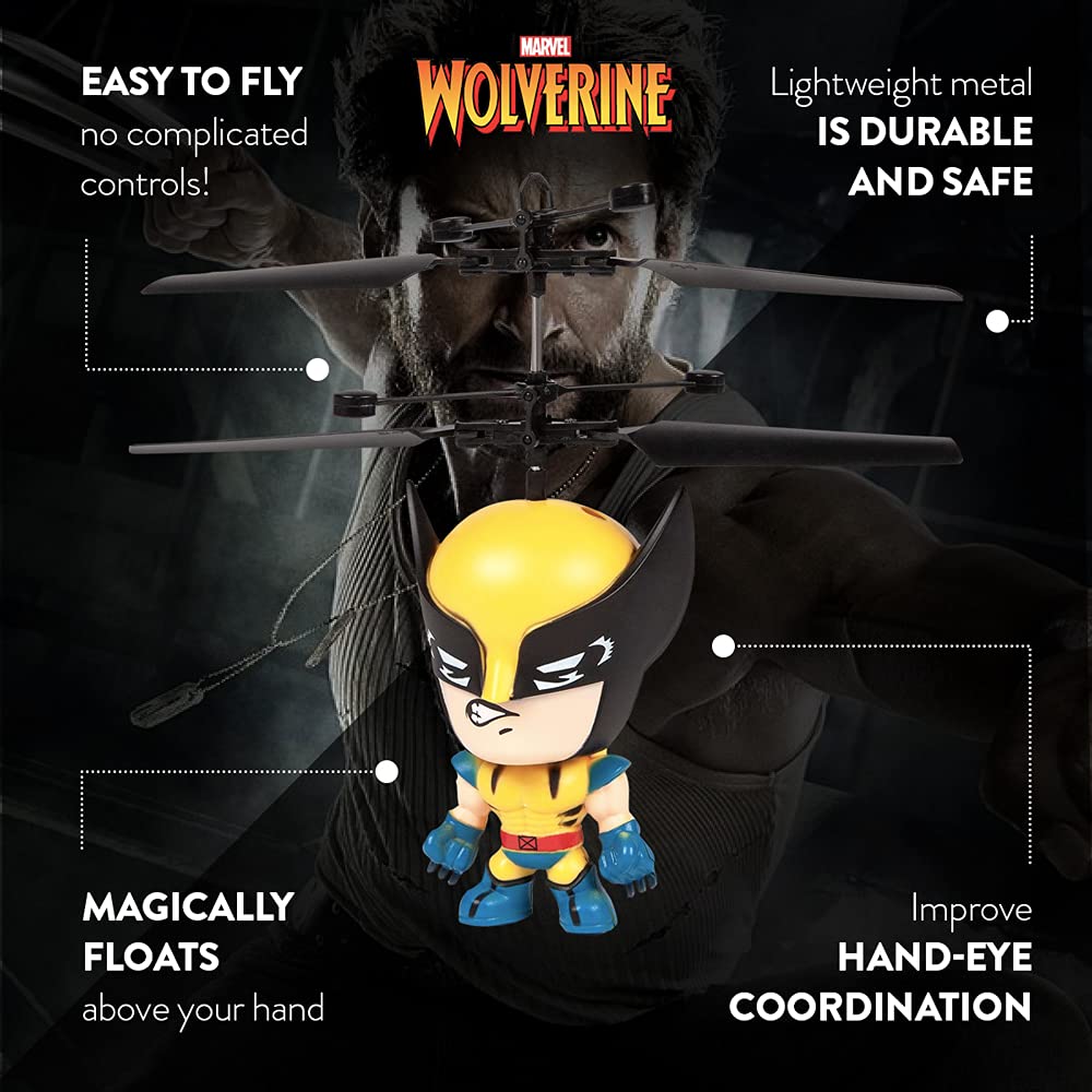 Marvel 3.5 Inch: Wolverine Flying Figure IR Helicopter (Marvel, X-Men, Wolverine)