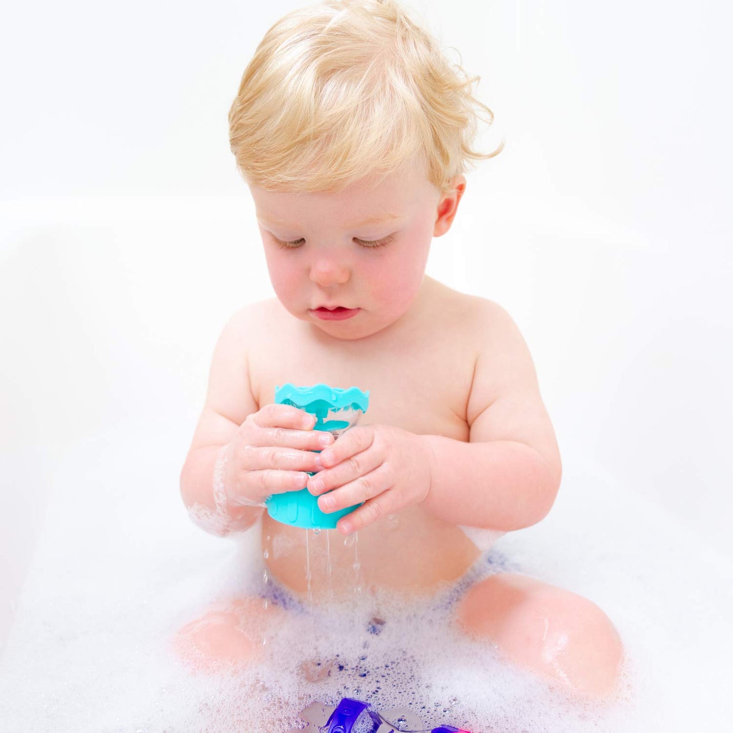 Sassy Whirling Wheel Waterfall & Rain Barrel Connecting Tubes - 9Piece Set - Ages 6+ Months