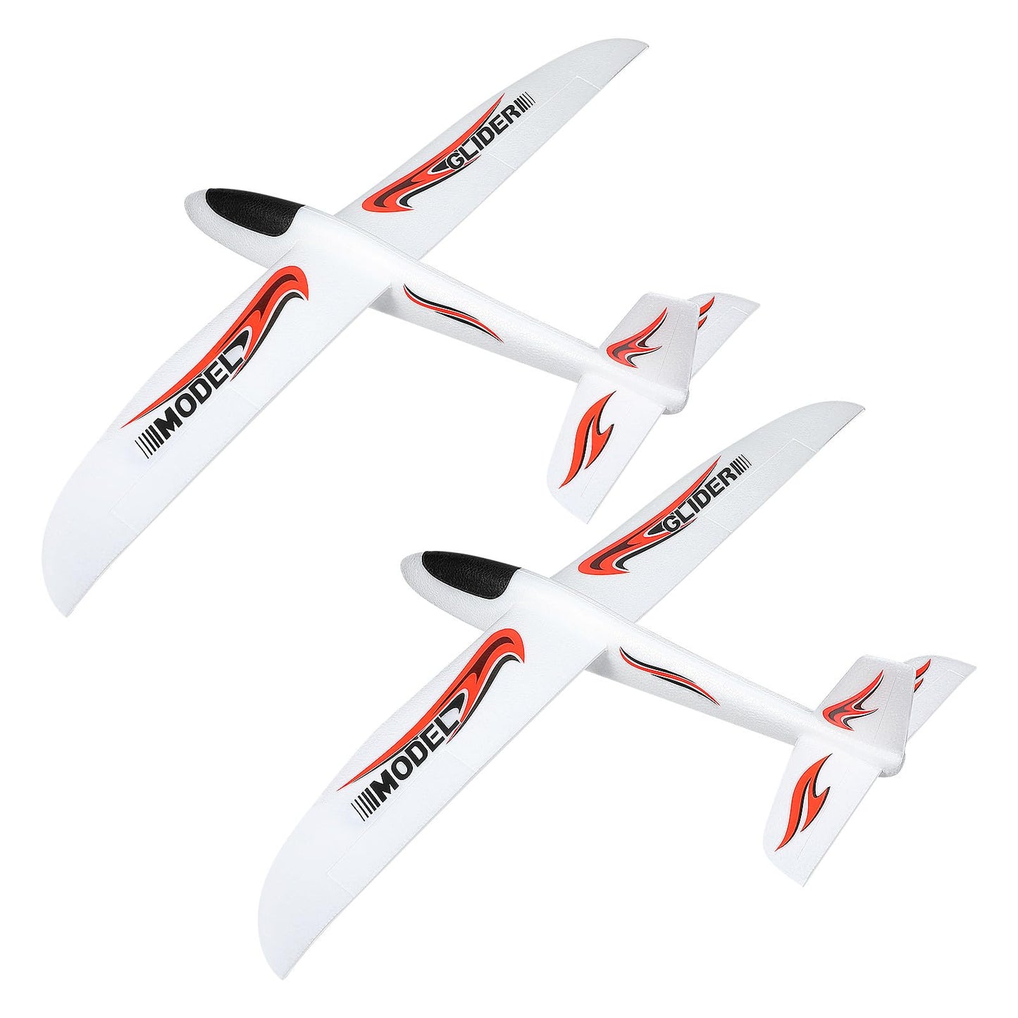 PATKAW Foam Glider Airplane – 38.9 Inch Large Throwing Glider with 2 Flight Modes, Lightweight Outdoor Flying Toy for Kids, Throwing Flying Toy for Outdoor Play for Boys & Girls Ages 4-10
