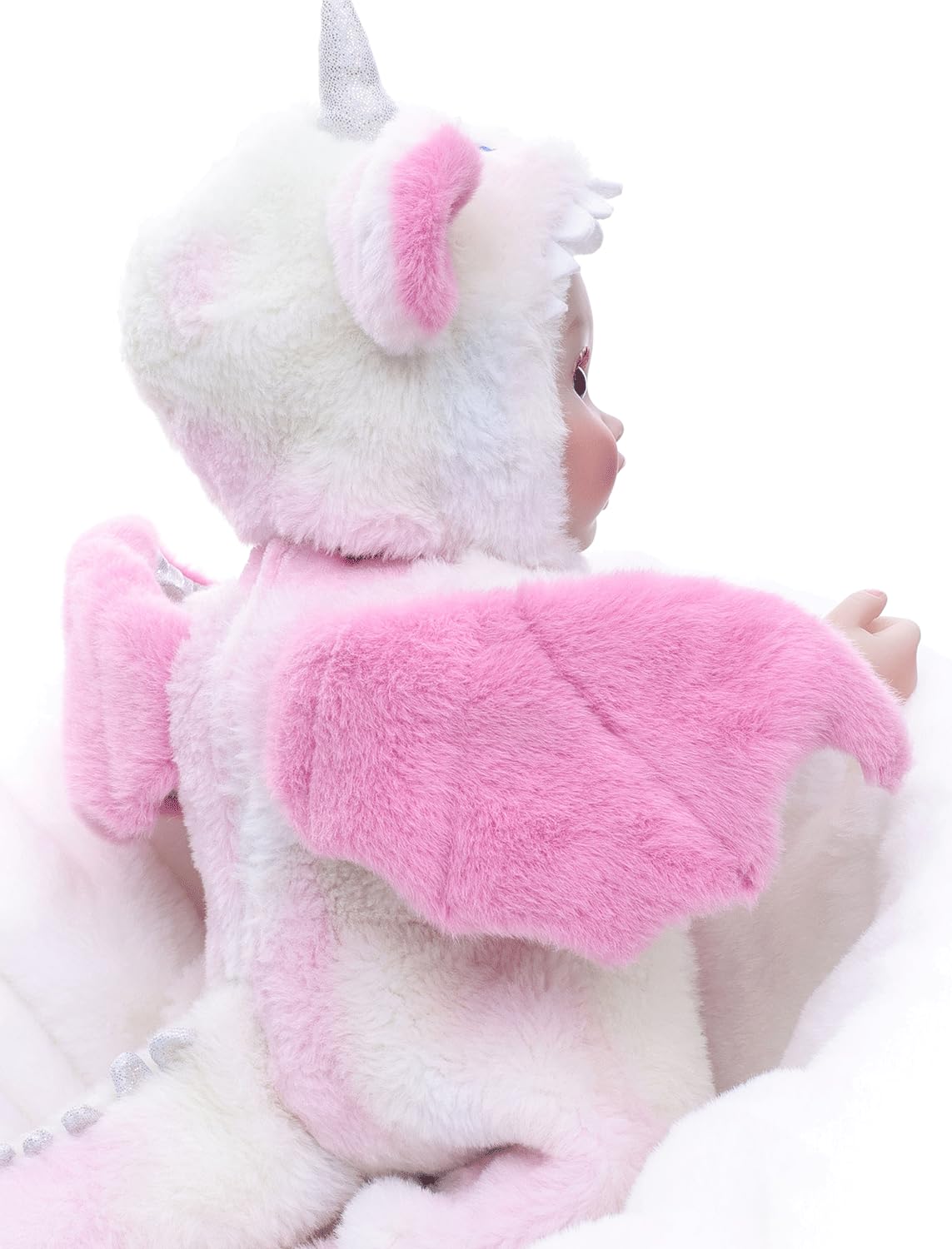 Cloveray Baby Dolls, 18inch Large Realistic Cute Soft Body Baby Doll Real Life Baby Dolls with Accessories for 3+ Year Old Girls Gifts, Pretend Play, Collection, Love Slogan Design