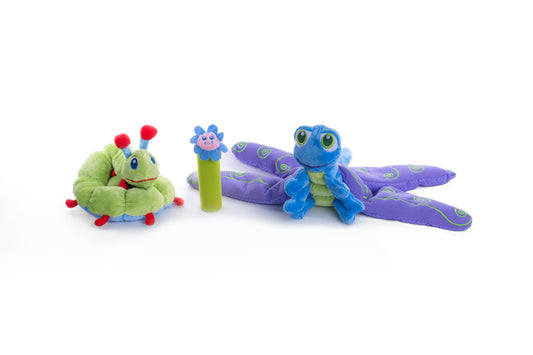 Calm Caterpillar Calmee The Caterpillar Bloomie Kit with Flutter The Dragonfly – Weighted Sensory Plush Toy Bundle for Kids, Mindfulness, Breathing & Emotional Regulation Support, Classroom or Home