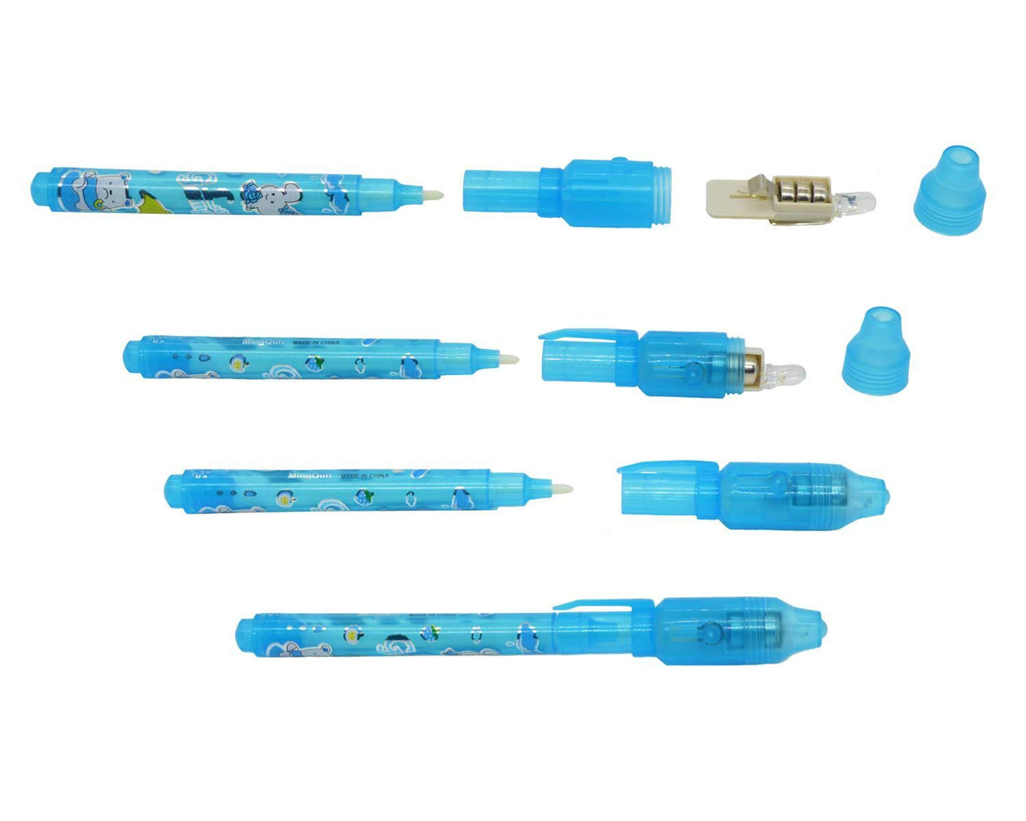 Invisible Ink Pen, Spy Pen Secret Message Writer with uv Light Magic Marker for Drawing Fun Activity Kids Party Favors Ideas Gifts and Stock Stuffer (24pcs)