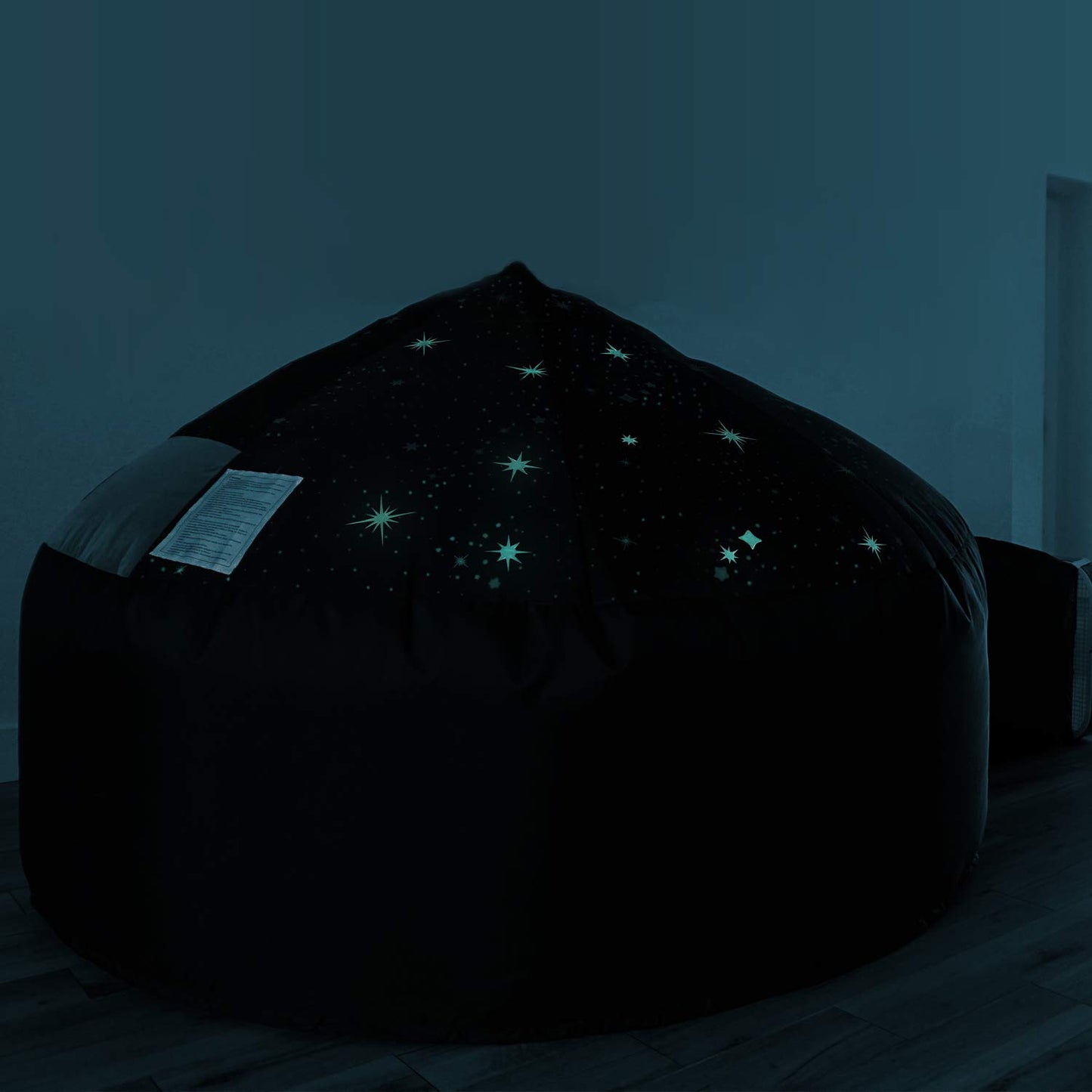 The Original Patented AirFort - Build A Fort in 30 Seconds, Inflatable Fort for Kids, Play Tent for 3-14 Years, A Playhouse Where Imagination Runs Wild, Fan not Included (Starry Night)