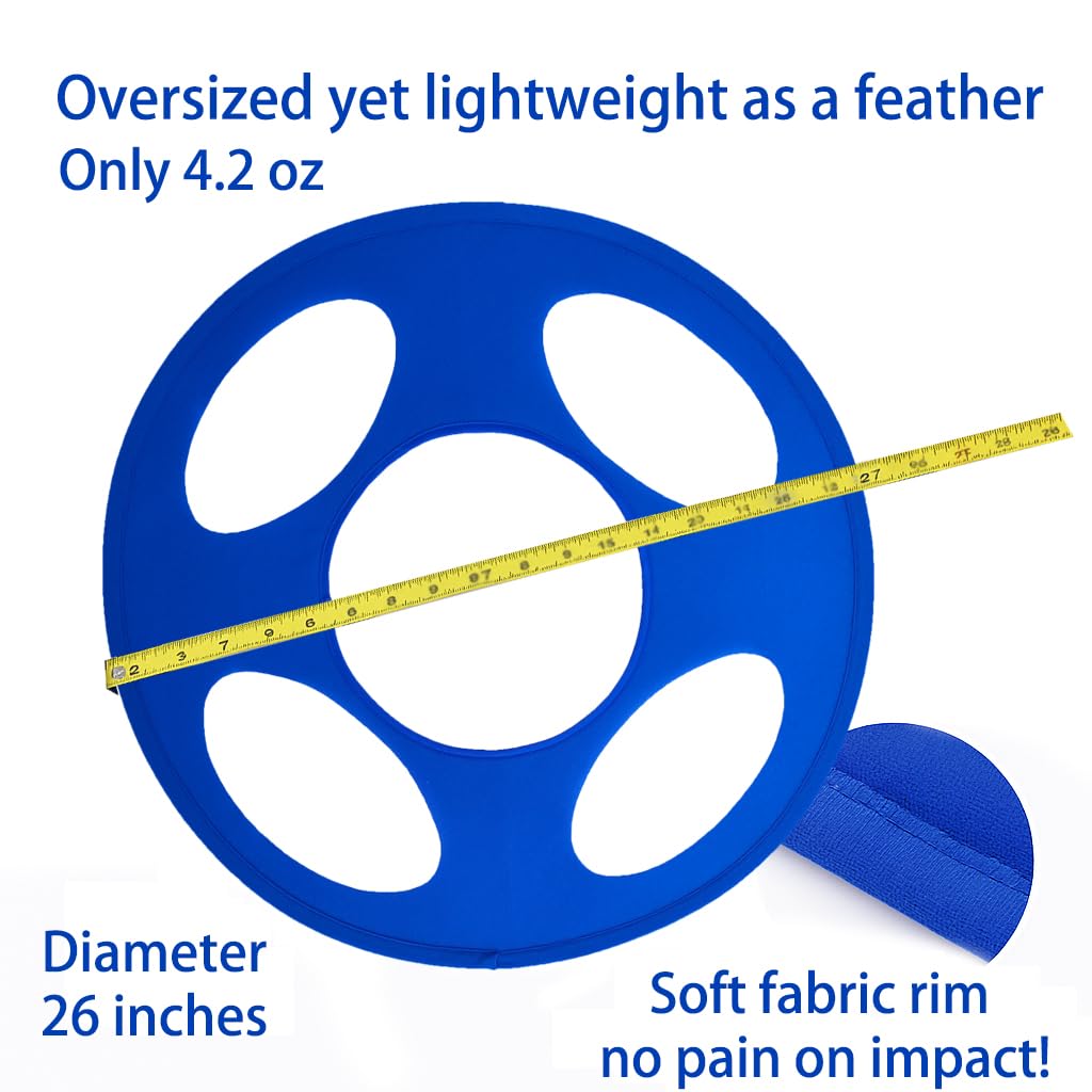 A-REIKI Giant Flying Disc Soft, Foldable & Floats in Air - Encourage Outdoor Play & Family Fun - Great for Kids 13+ Years, Parent-Child Interaction, and School Activities