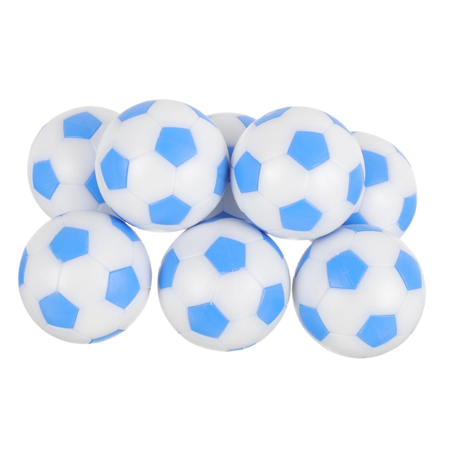 HOOTNEE 8pcs Pattern Foosball Balls Tabletop Soccer Balls Desktop Soccer Game Accessories