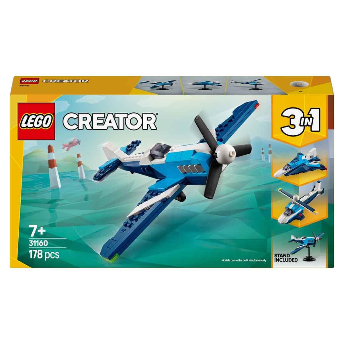 Lego Creator 31160 Air Racer Toy Toy Birthday Present Block Boys Girls Children 7 Years 8 9 Years Old Elementary School Vehicle Airplane Airship