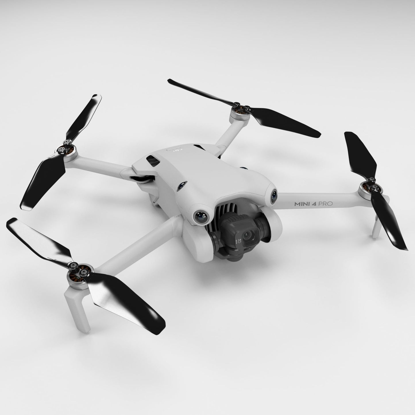 Master Airscrew Bundle - Super Stealth Propellers for DJI Mini 4 Pro & Mini 3 Pro - Black + Electric