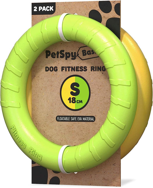 PetSpy Dog Ring Toy – Flying Ring for Outdoor Play, Floating Training & Fetch Toy for Throwing, Catching & Chewers – Durable EVA Flying Disc for Small, Medium & Large Dogs