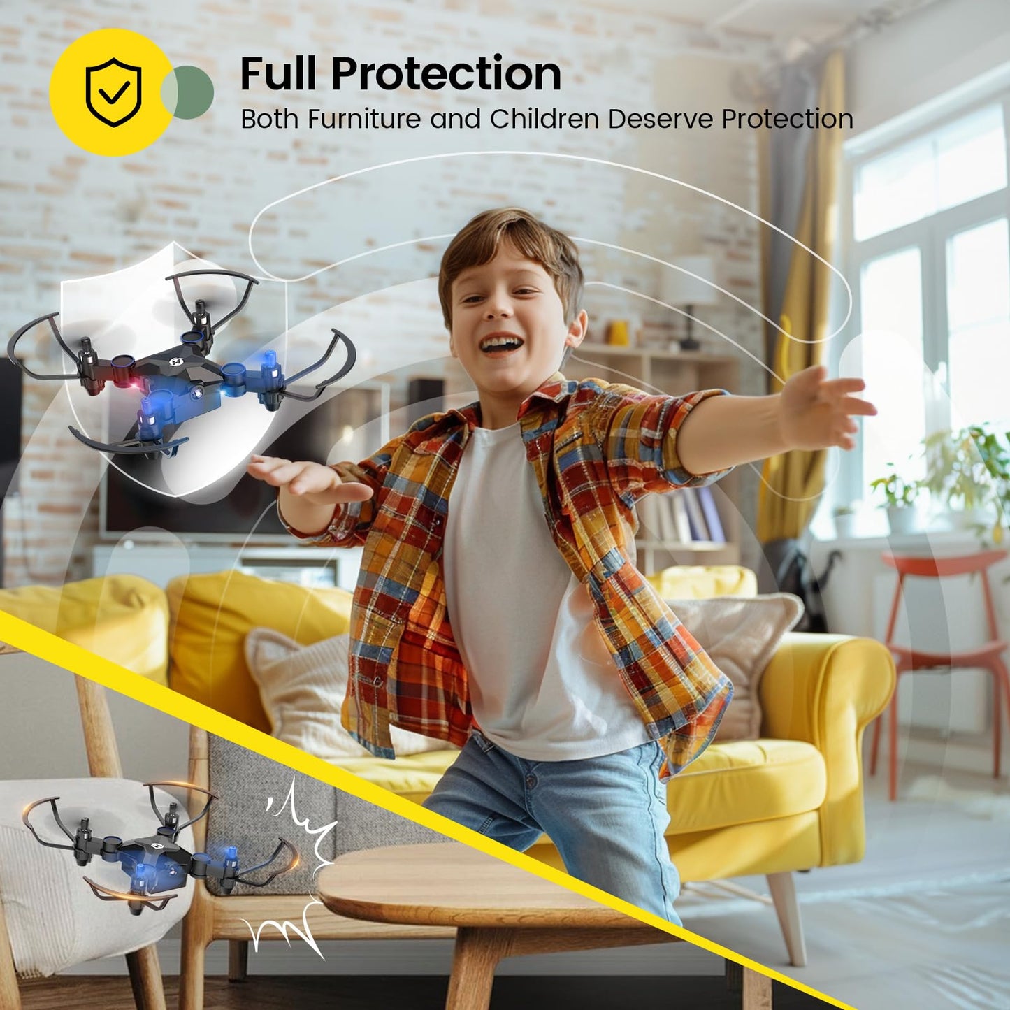 Holy Stone HS190 Foldable Mini Drone for Kids Beginners, Blue