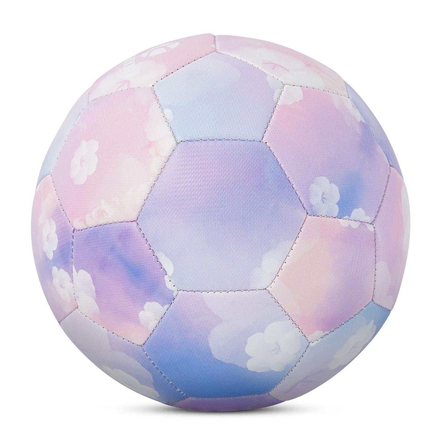 Kuangmi Soccer Ball, Official Size 5 Match Ball, Youth & Teenager & Adult Soccer Players, Sports Training Playing Practice Game Ball(Marshmallow)