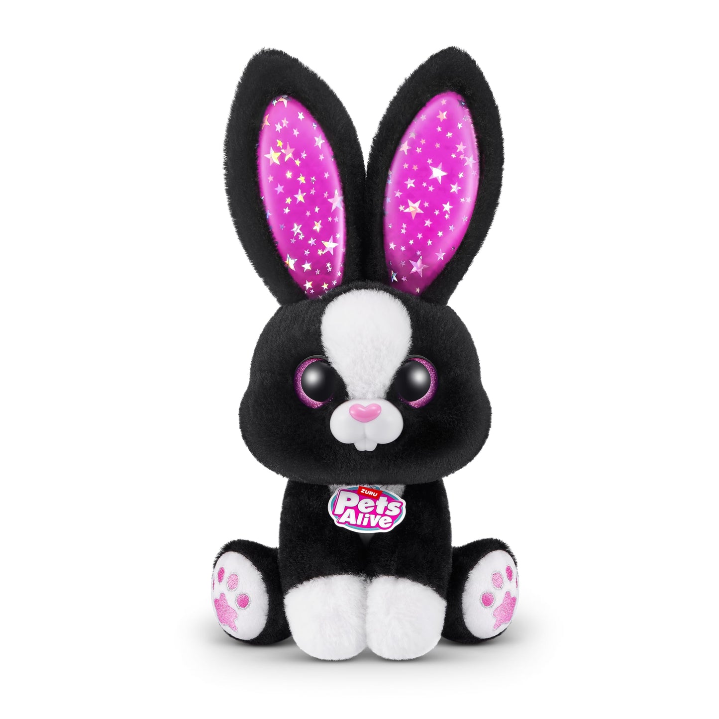 Pets Alive Magic Bunnies (Sootie) by ZURU Electronic Plush Unboxing Surprise Interactive Magic Toy