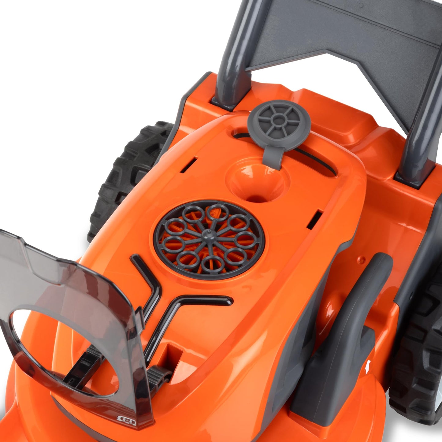 Husqvarna Toy Lawn Mower with Bubble Blower Feature Kids Outdoor Push Toy