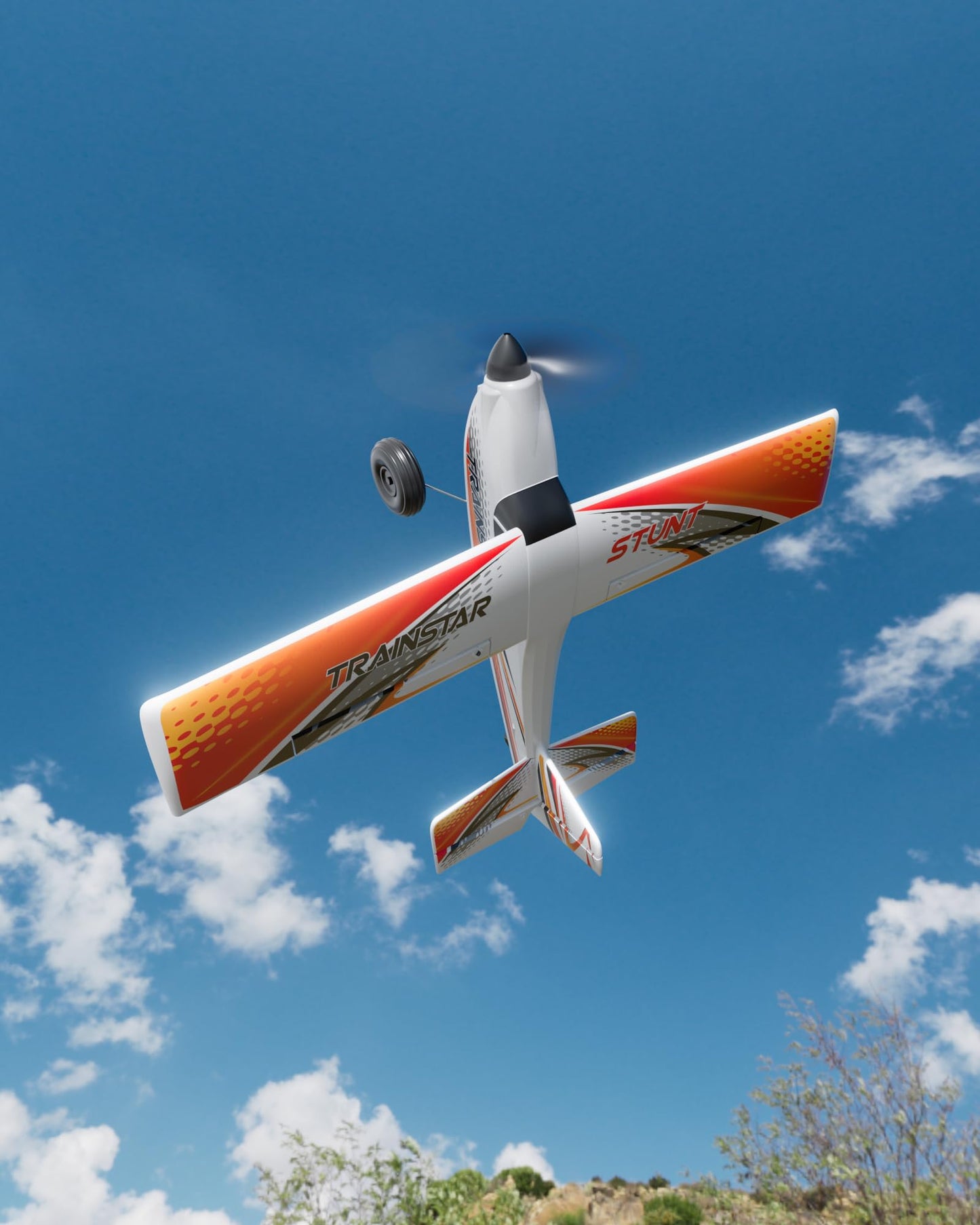 volantexrc 4 CH RC Plane TrainStar 500mm Brushless Remote Control Airplane Fighter RTF with 6-Axis Gyro,3 Modes & Aerobatics, 2.4GHz Radio Controlled Aircraft for Beginners & Adults (Red)